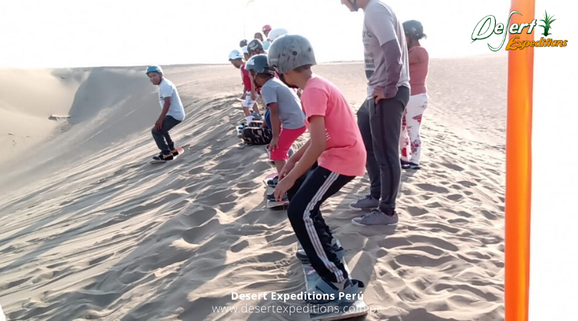 Escuela de Sandboarding por Desert Expeditions