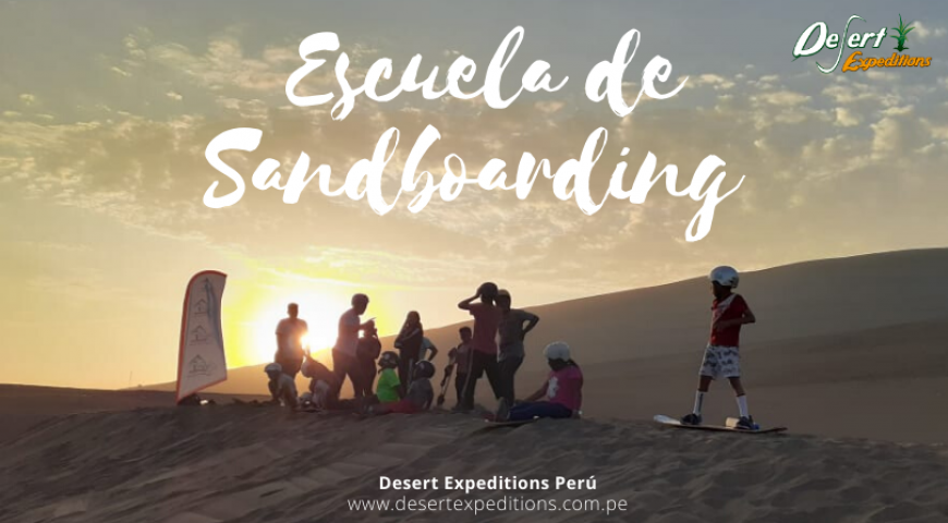 Escuela de Sandboarding por Desert Expeditions